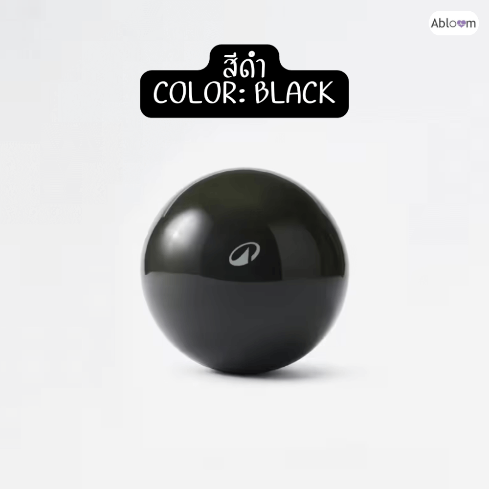 ลูกบอลน้ำหนักพิลาทิส 900 กรัม ABLOOM 0160029001010_สีดำ